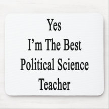 Ja ben ik de Beste Leraar van de Politicologie Muis Matten