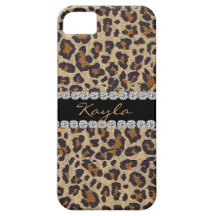 JACHTLUIPAARD PERSONLIZED BLING I TELEFOON 5 COMPU iPhone 5 HOESJE