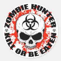 Jager 3 van de zombie stickers