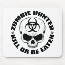Jager 4 van de zombie muis mat