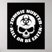 Jager 4 van de zombie afdruk
