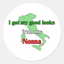 J'ai obtenu mes bons regards de mon nonna autocollants