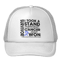J'ai pris une position contre le cancer de l'intes casquettes