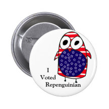 J'ai voté le bouton de Repenguinian Pin's