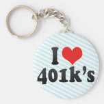 J'aime 401k's porte-clef