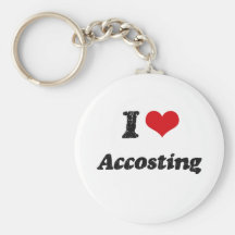 J'aime aborder porte-clef