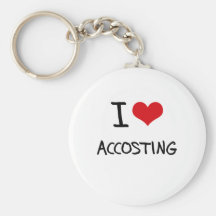 J'aime aborder porte-clef