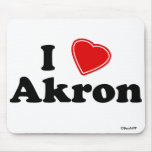 J'aime Akron Tapis De Souris