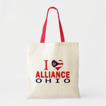 J'aime Alliance, Ohio Sacs Fourre-tout