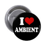 J'aime ambiant pin's avec agrafe