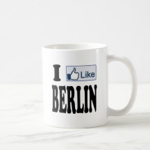 J'aime Berlin Allemagne Tasse À Café