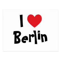J'aime Berlin Carte Postale