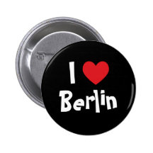 J'aime Berlin Pin's Avec Agrafe