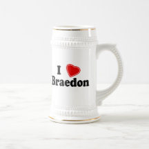 J'aime Braedon Tasse À Café