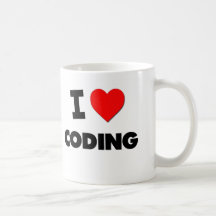 J'aime coder tasses
