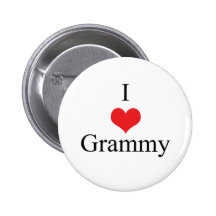 J'aime (coeur) Grammy Badges Avec Agrafe