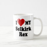 J'aime (coeur) mon chat de Selkirk Rex Mugs