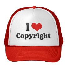 J'aime Copyright Casquette
