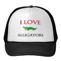 J'aime des alligators casquettes de camionneur