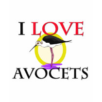J'aime des avocettes t-shirts
