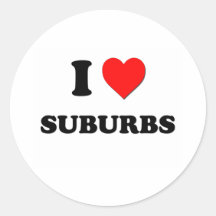J'aime des banlieues adhésif