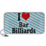 J'aime des billards de barre haut-parleurs iPod
