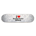 J'aime des billards de poche de base-ball skateboards personnalisés