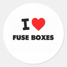 J'aime des boîtes de fusible adhésif rond