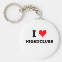 J'aime des boîtes de nuit porte-clef