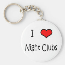 J'aime des boîtes de nuit porte-clés