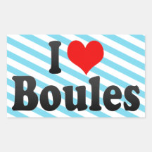 J'aime des Boules Adhésifs