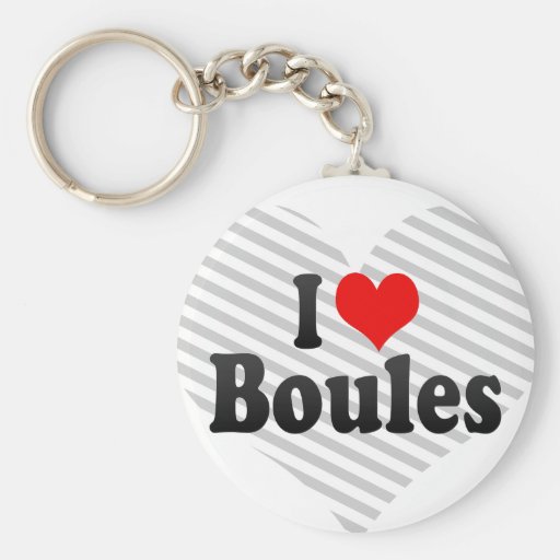 J'aime des Boules Porte-clef