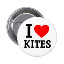 J'aime des cerfs-volants badge