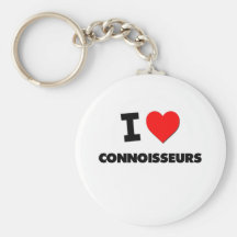 J'aime des connaisseurs porte-clés
