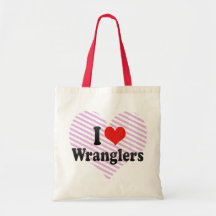 J'aime des cowboys sacs fourre-tout