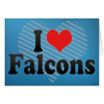 J'aime des Falcons Carte De Vœux