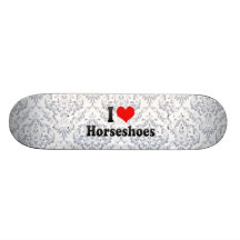 J'aime des fers à cheval skateboards personnalisés