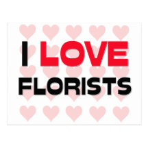 J'AIME DES FLEURISTES CARTE POSTALE