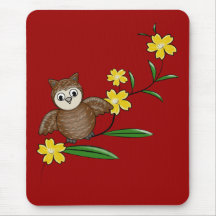J'aime des fleurs tapis de souris