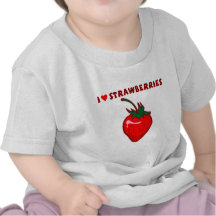 J'aime des fraises t-shirt