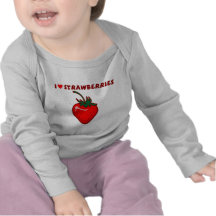 J'aime des fraises t-shirts