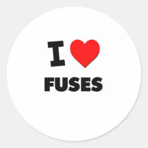 J'aime des fusibles adhésifs ronds