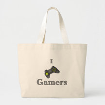 J'aime des Gamers Sac En Toile