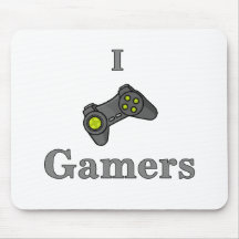 J'aime des Gamers Tapis De Souris