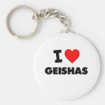 J'aime des geishas porte-clefs