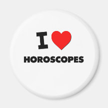 J'aime des horoscopes aimants pour réfrigérateur