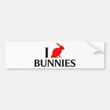 J'aime des lapins adhésifs pour voiture