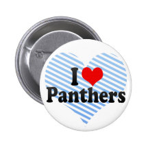 J'aime des panthères pin's avec agrafe