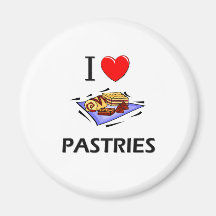 J'aime des pâtisseries aimants