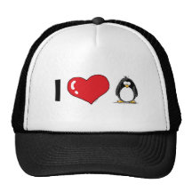 J'aime des pingouins casquettes